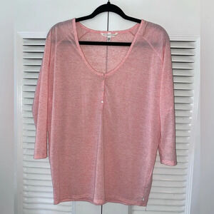 Victoria Secret light pink heather top